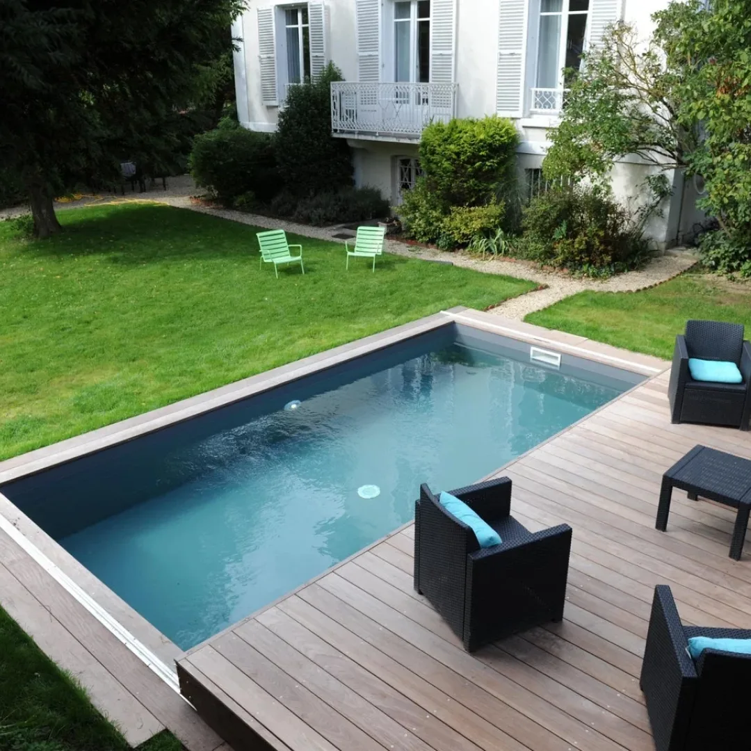 Раздвижная терраса для бассейна в Старом Осколе