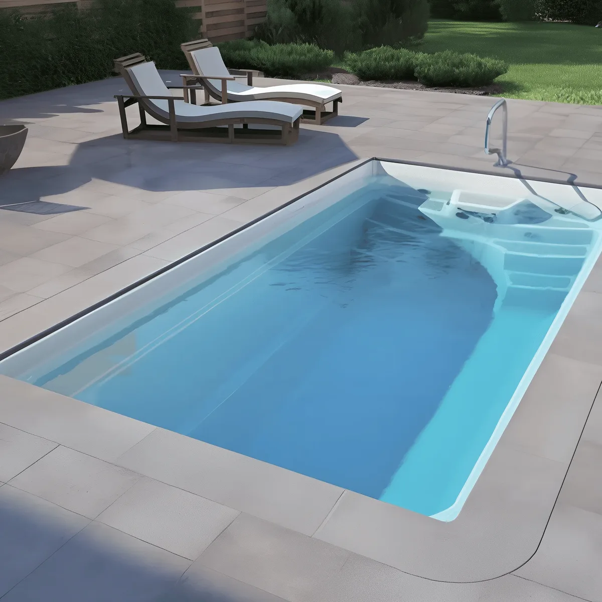 Композитный бассейн Laguna 5 — вид сверху в Старом Осколе